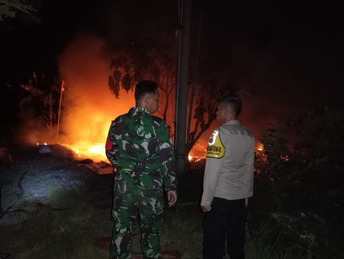 Kebakaran Kandang Ayam di Sragi, Diduga Akibat Korsleting Listrik