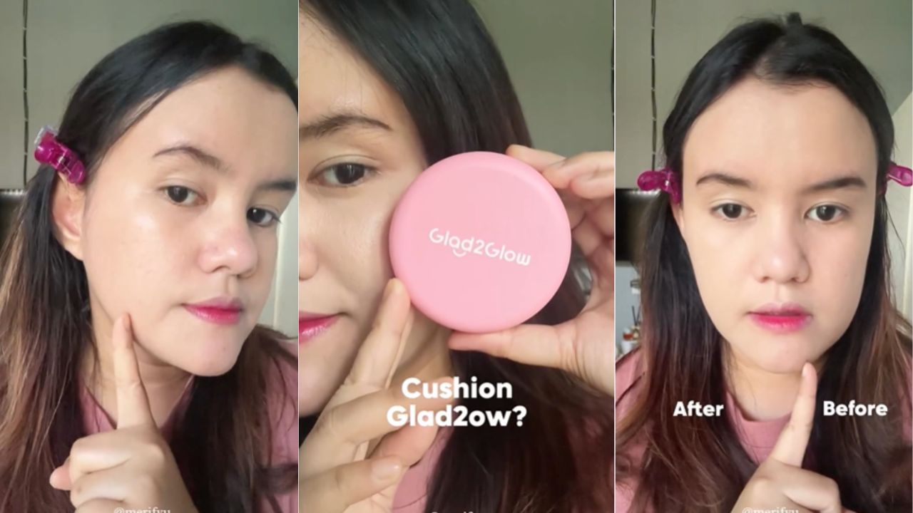 Review Cushion Glad2Glow untuk Makeup Sehari-Hari, Beneran Cocok di Kulit Kering?