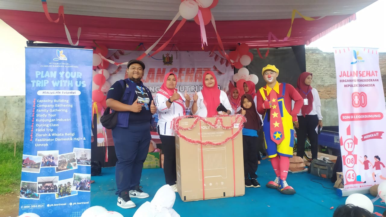 SDN 04 Legokgunung Gelar Jalan Sehat, Semarakkan Peringatan HUT ke-80 RI