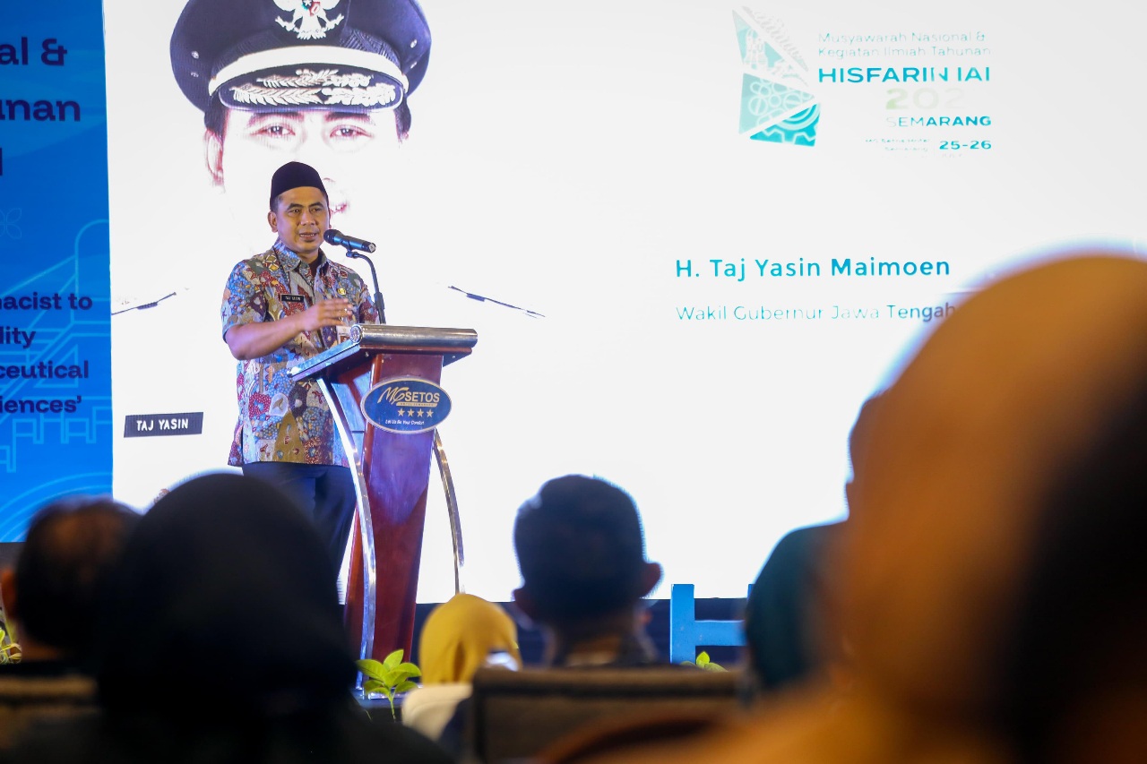 Taj Yasin Sebut Jateng Butuh Pemerataan Tenaga Kefarmasian