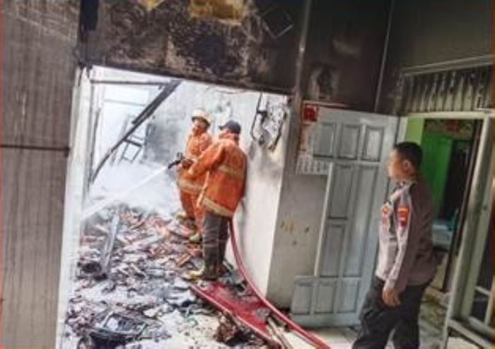 Ditinggal Antar Cucu Ke Sekolah, Rumah Warga di Desa Wonorejo Pekalongan Terbakar