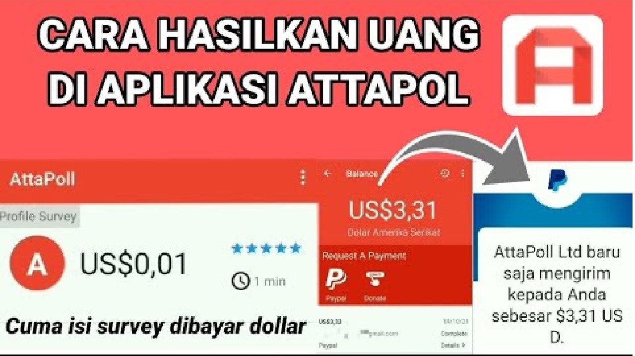 Cara Mudah Warga Pekalongan Mendapatkan Saldo DANA Gratis dengan Aplikasi AttaPoll, Cair Hingga Rp500.000!