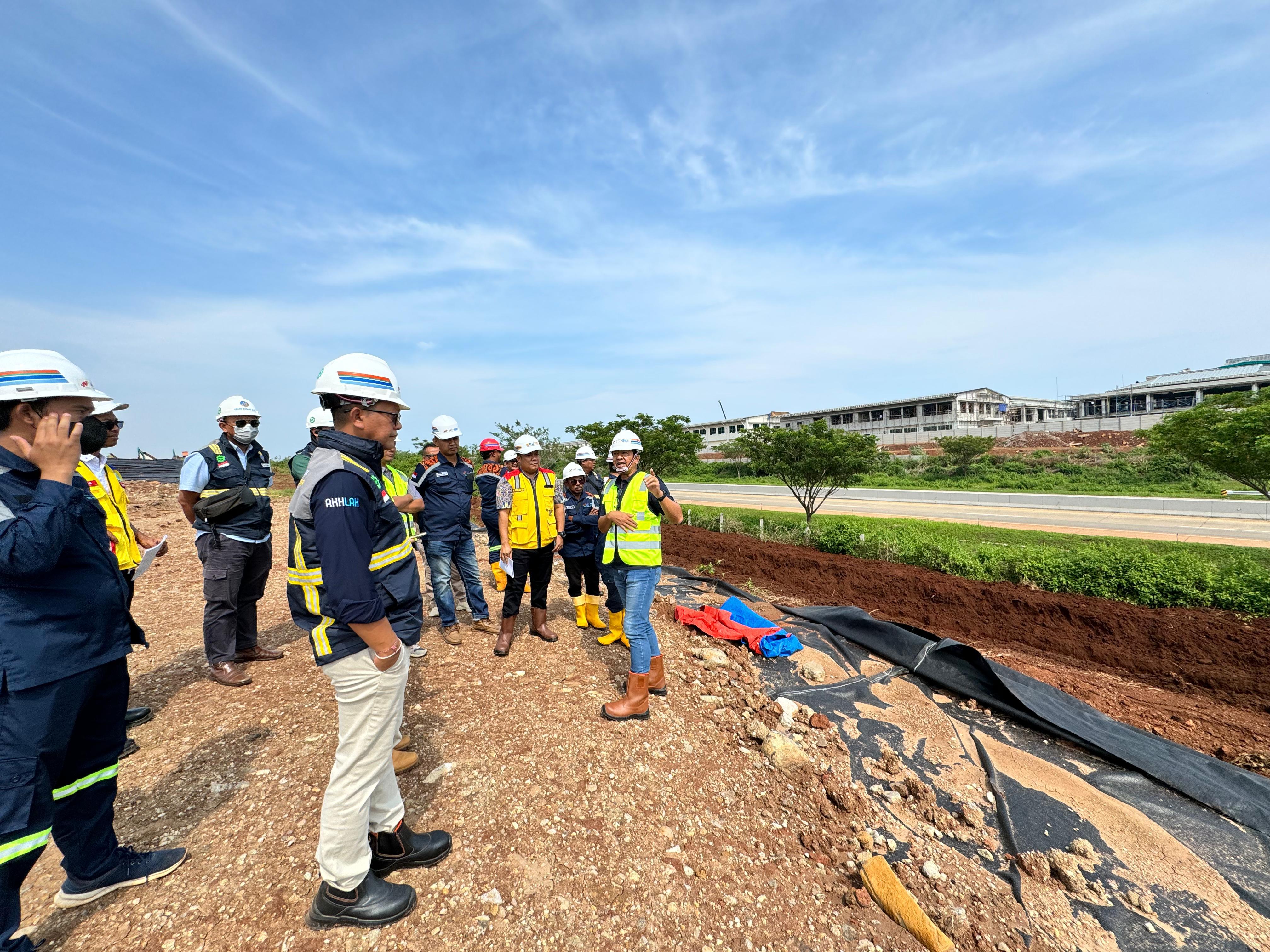 Mitigasi Musim Penghujan, KITB Percepat Pembangunan Drainase Temporer 