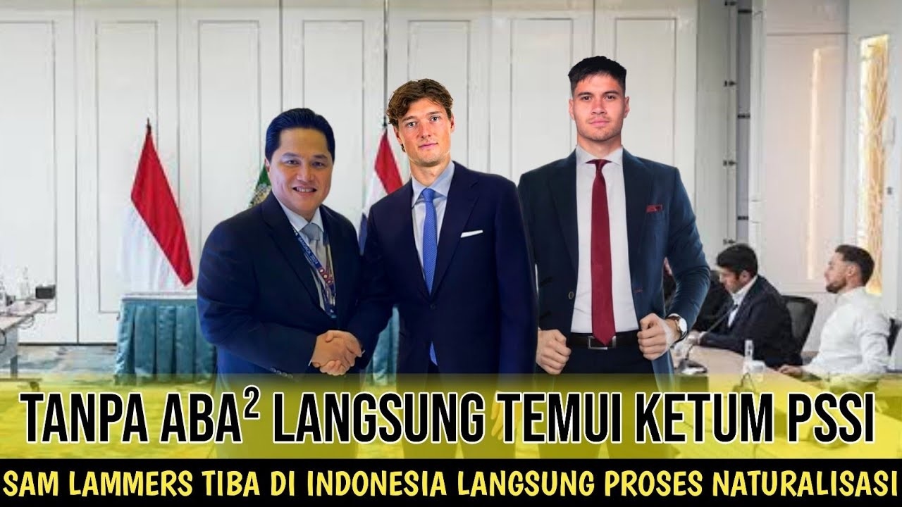 Sam Lammers Tiba-tiba Datang ke Indonesia Temui Ketum PSSI Erick Thohir, Ternyata…