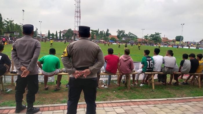 25 Personel Gabungan TNI-Polri Amankan Turnamen Sepakbola HW Pekajangan Cup III Tahun 2023