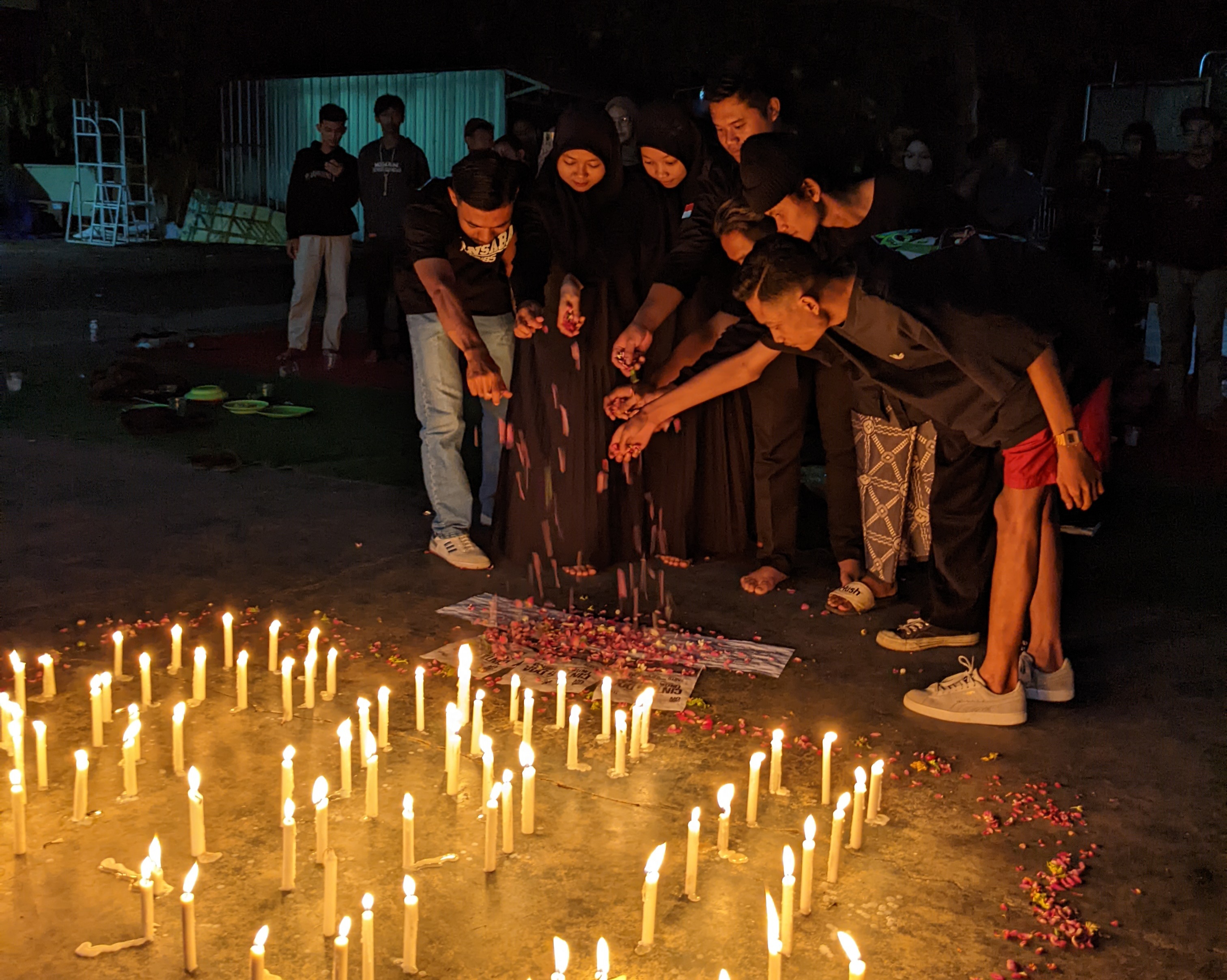 Setahun Tragedi Kanjuruhan, Pelajar NU Banyuputih Gelar Doa Bersama 