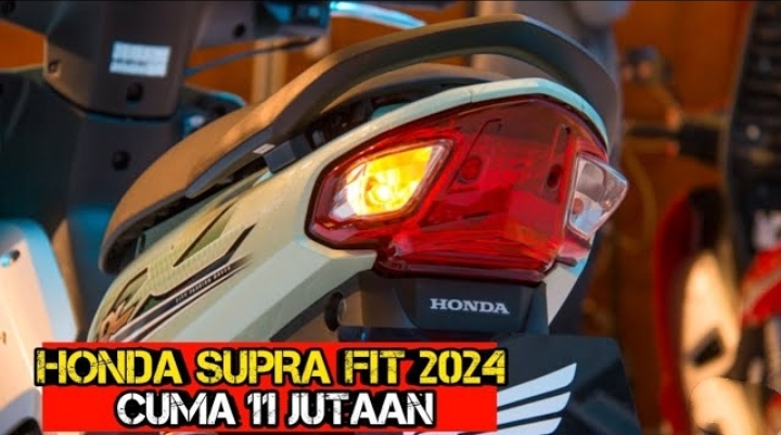 Motor Bebek Terbaru Honda Supra Fit 2024, Berdesain Klasik dengan Harga Terjangkau
