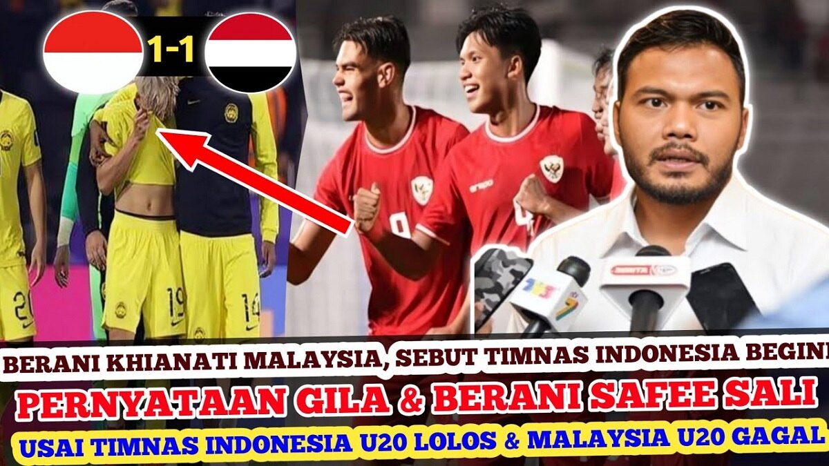 Timnas Indonesia U-20 Lolos, Safee Sali Mendadak Bicara ini ke Media, Sebut Indonesia dan Malaysia....