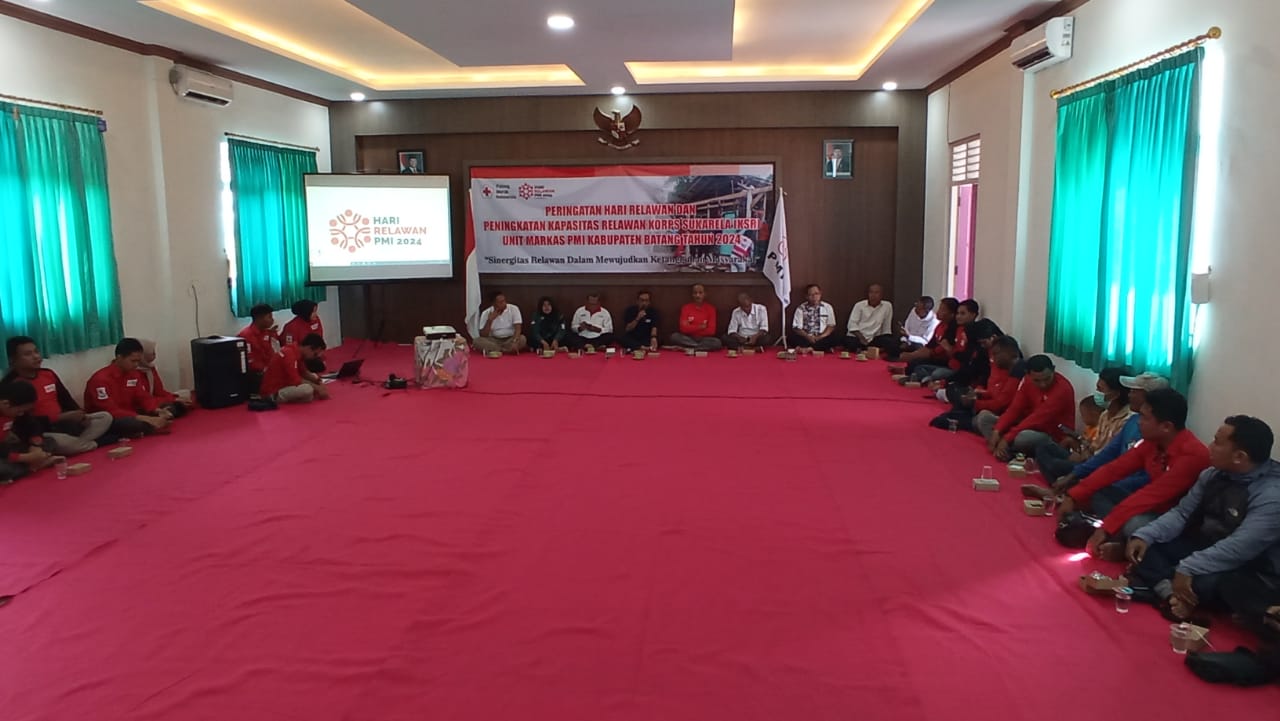 Sukseskan Penanganan Bencana dan Kegiatan Kemanusiaan, PMI Batang Harapkan Dukungan Sinergi Lintas Sektor