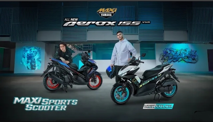 Tampil Kian Sporty dengan Warna Baru, Gak Nyangka Yamaha New Aerox 155 Sekeren Ini 