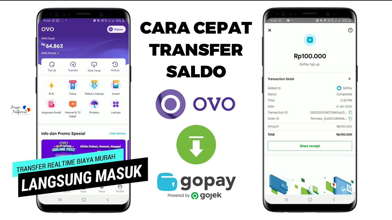 Cara Transfer OVO ke Gopay dan Sebaliknya yang Benar dan Mudah 2023, Anti Gagal Dijamin Langsung Masuk!