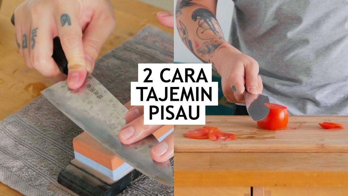 2 Life Hack Mengasah Pisau Dapur dengan Mudah, Paling Ampuh!