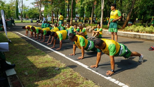 Hadapi Pilkada 2024, Prajurit Kodim Pekalongan Jalani Uji Kemampuan Fisik