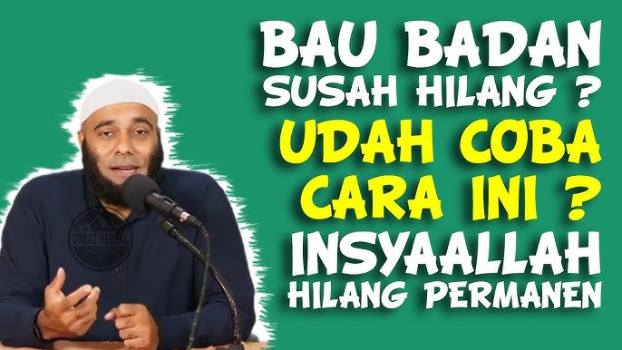 Begini Cara Menghilangkan Bau Ketiak ala dr Zaidul Akbar, Ini 3 Langkahnya Biar Wangi Bebas Bau Badan Seharian