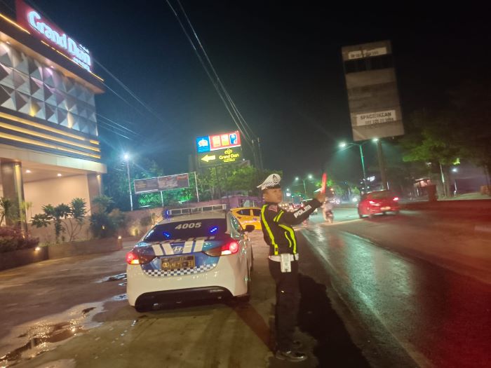 Satlantas Polres Pekalongan Patroli di Jalur Pantura, Pastikan Kamseltibcar Lalu Lintas