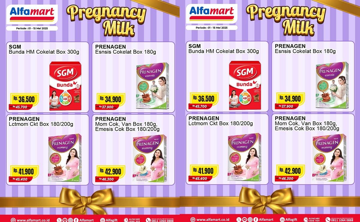 Diskon Hingga Rp 9.200! Promo Susu Kehamilan Alfamart Periode 1–15 Mei 2025, Cek Daftar Produknya Sekarang!