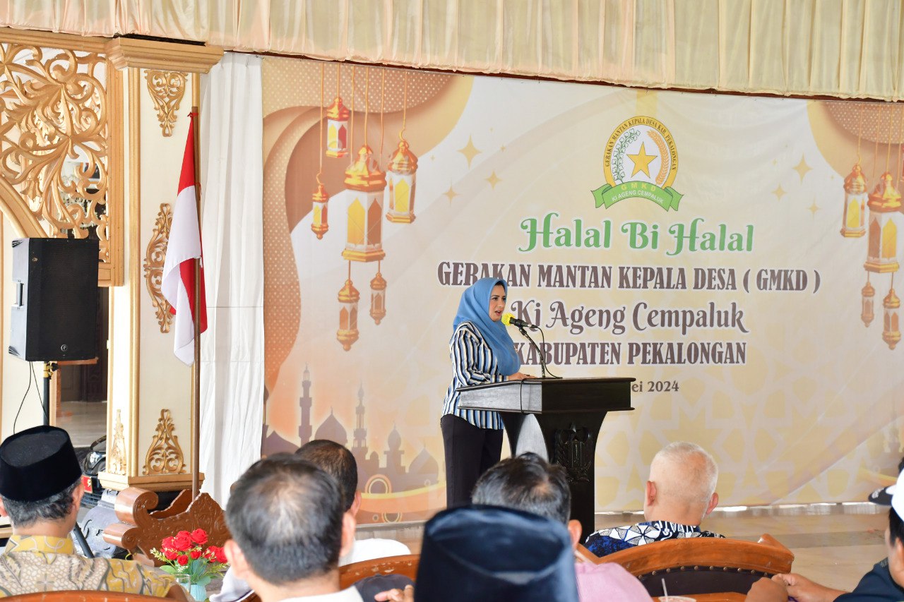 Halal Bihalal Paguyuban GMKD, Bupati Pekalongan Ajak Para Mantan Kades Berperan Aktif Bantu Masyarakat