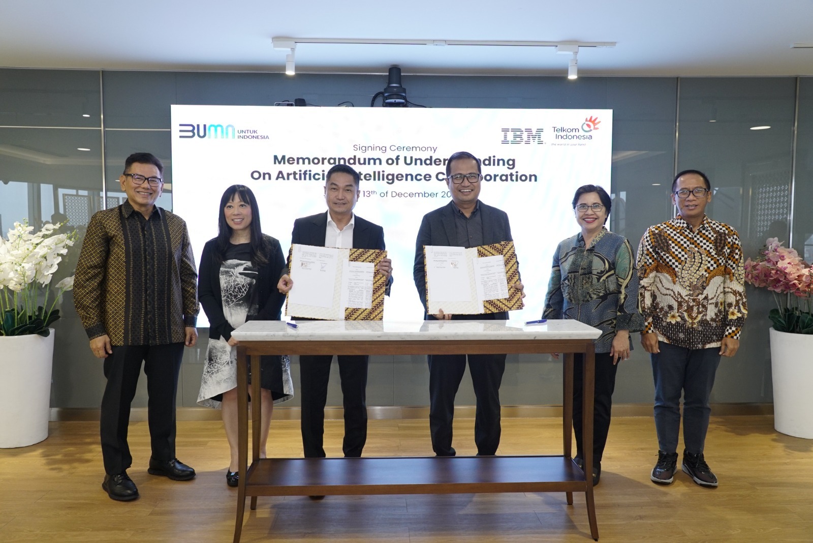 Perkuat Artificial Intelligence (AI) di Indonesia, Telkom bersama IBM Kokohkan Kemitraan Strategis