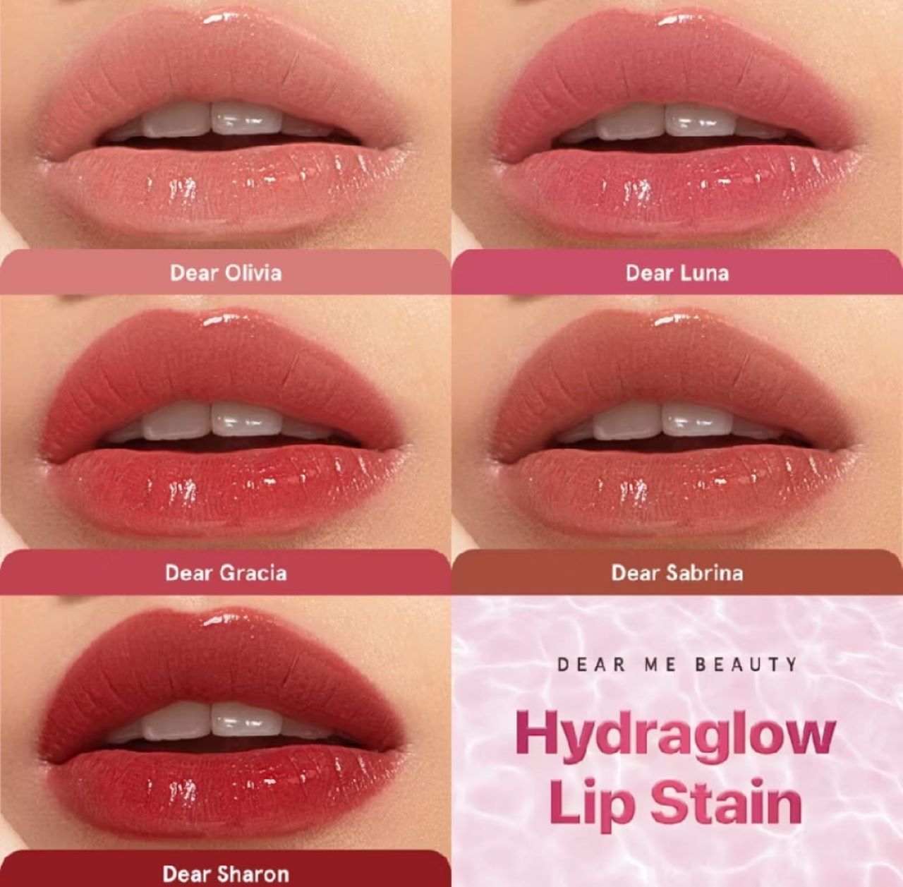 Review Dear Me Beauty Hydraglow lIp Stain, Sensasi Bibir Glossy Tahan Lama Aman Dipakai Makan Gorengan!