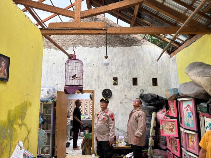 Puting Beliung Terjang Pekiringan Alit Kajen, Atap 7 Rumah Warga Berterbangan