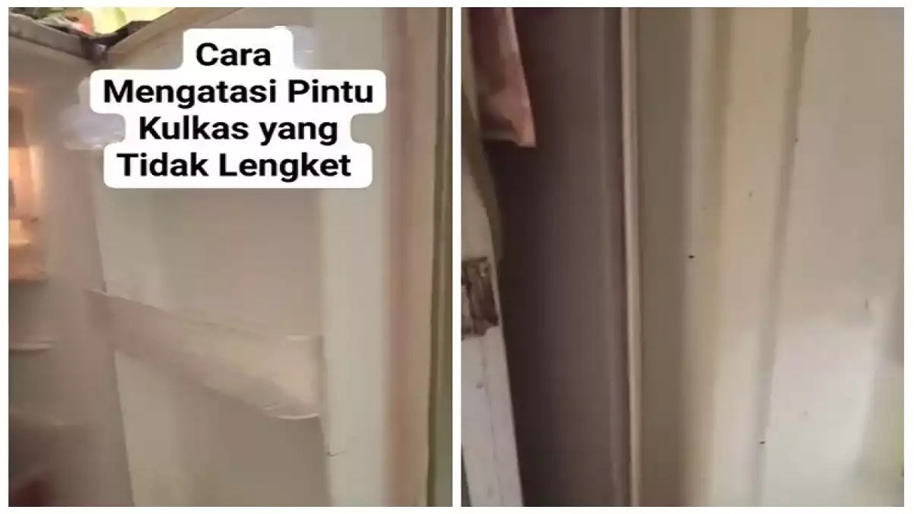 Trik Ampuh Atasi Karet Pintu Kulkas Longgar agar Rapat Lagi, Cukup Pakai 2 Bahan Dapur