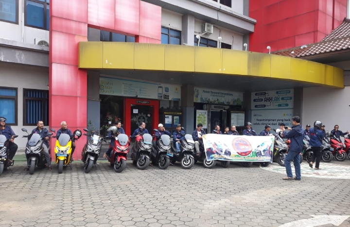 Keseruan Peresmian Grup User Motor Listrik Polytron PEVR Plat G 