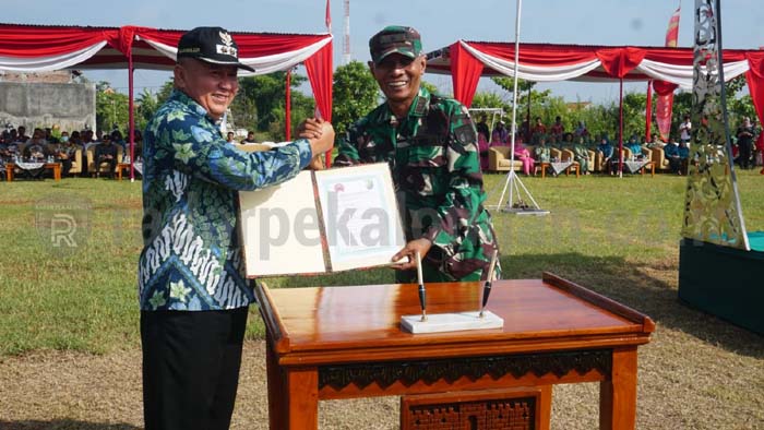 TMMD Sengkuyung Menyasar Pembetonan Jalan di Panjang Baru