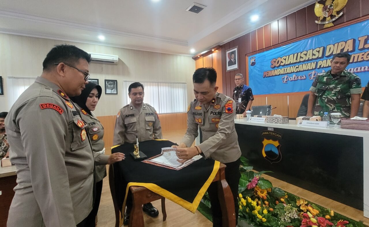 DIPA Polres Pekalongan Kota Tahun 2025 Sebesar Rp58,89 Miliar, Turun Rp2,8 Miliar Dibanding 2024