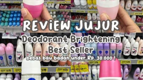 Review Jujur 4 Deodorant Penghilang Bau Ketiak Permanen di Indomaret, Siapa yang Juaranya Bikin Ketiak Putih?