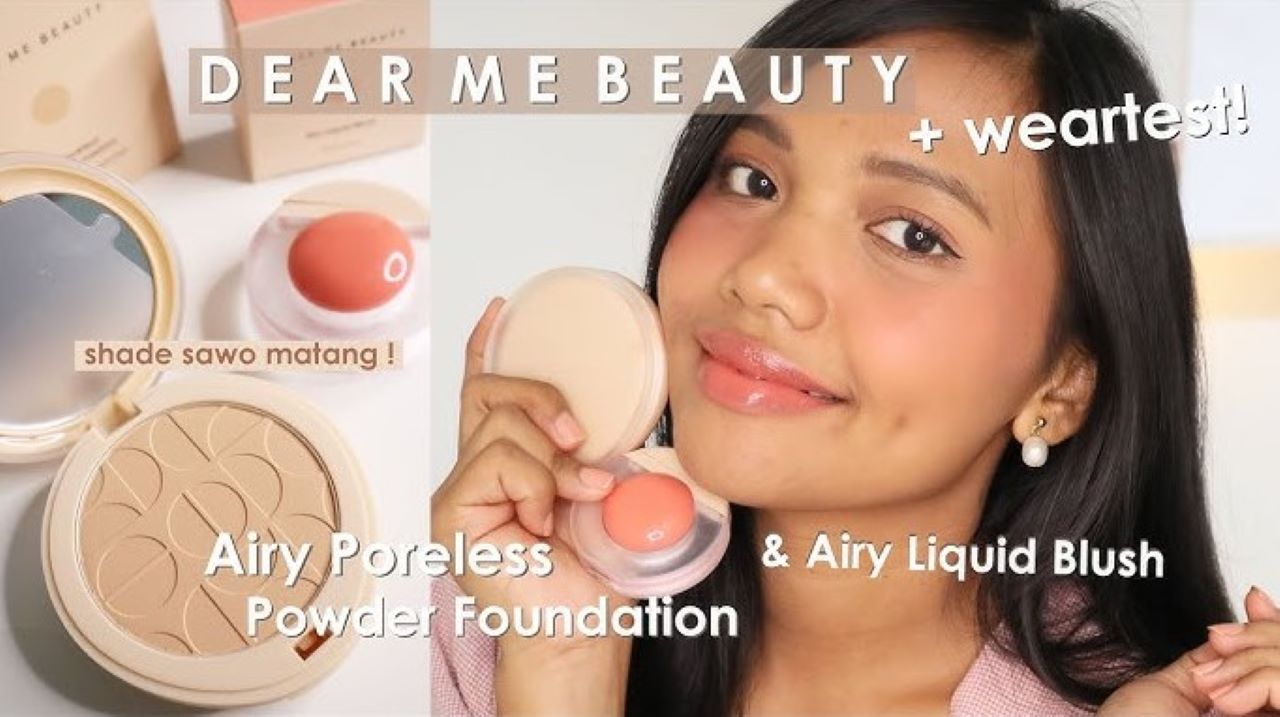 Review Jujur Dear Me Beauty Airy Poreless Powder Foundation, Rahasia Kulit Flawless Tanpa Kilap