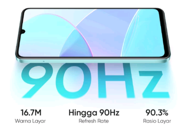 Realme C51 NFC, Layar 6,7 inci dengan Refresh Rate 90 Hz, Chipset Menggunakan UNISOC Tiger T612