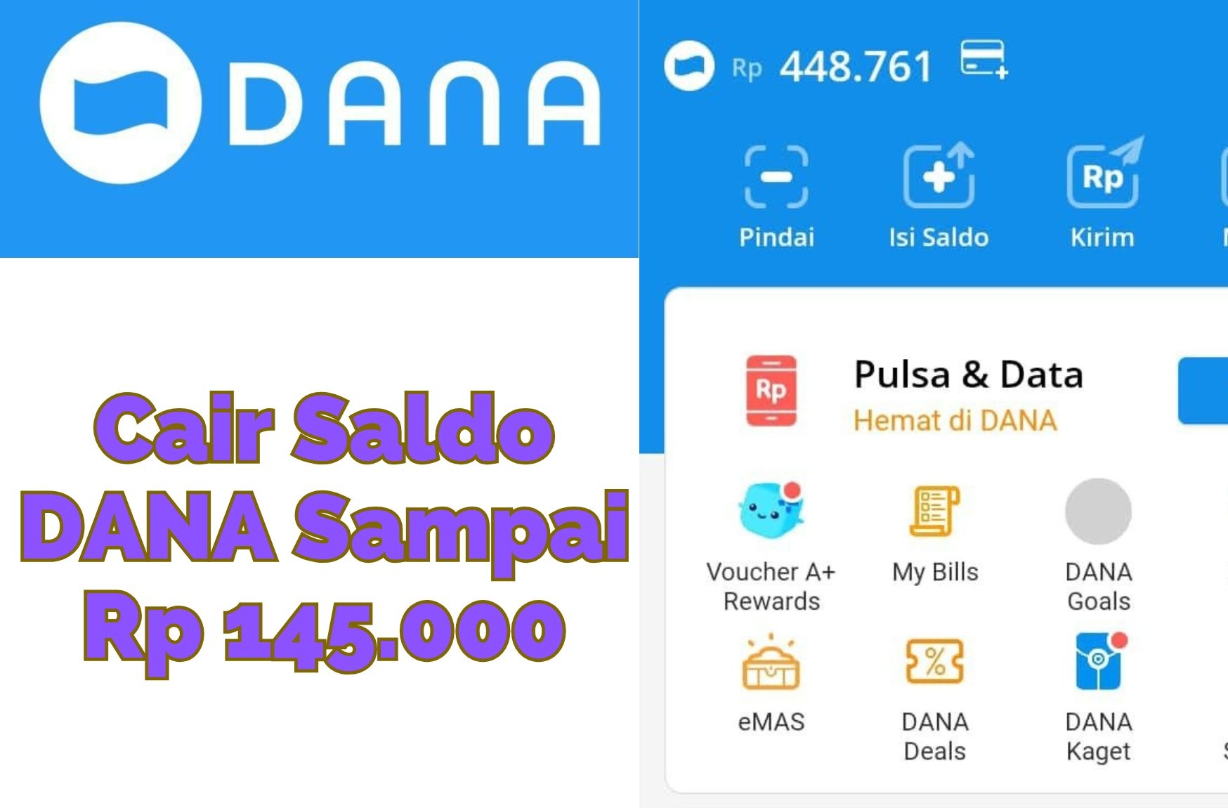 Hasilkan Saldo DANA Gratis Sampai Rp 145.000 dengan Cara Ini, Dijamin Langsung Cair ke Dompet Elektronikmu