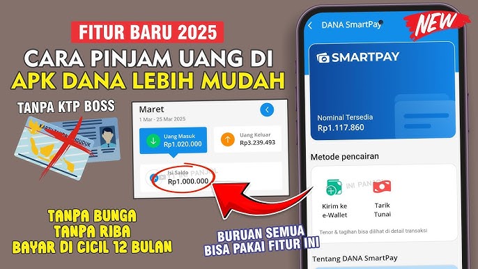 Ternyata Begini Cara Pinjam Saldo Lewat Fitur Baru DANA Darurat, Dijamin Tanpa KTP dan Cair Hingga 2 Jutaan 