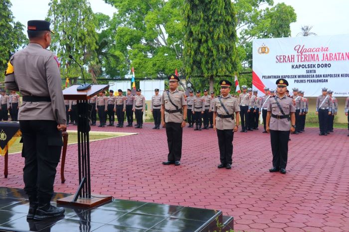 Tiga Kapolsek di Polres Pekalongan Diganti, Ini Pesan Kapolres Pekalongan