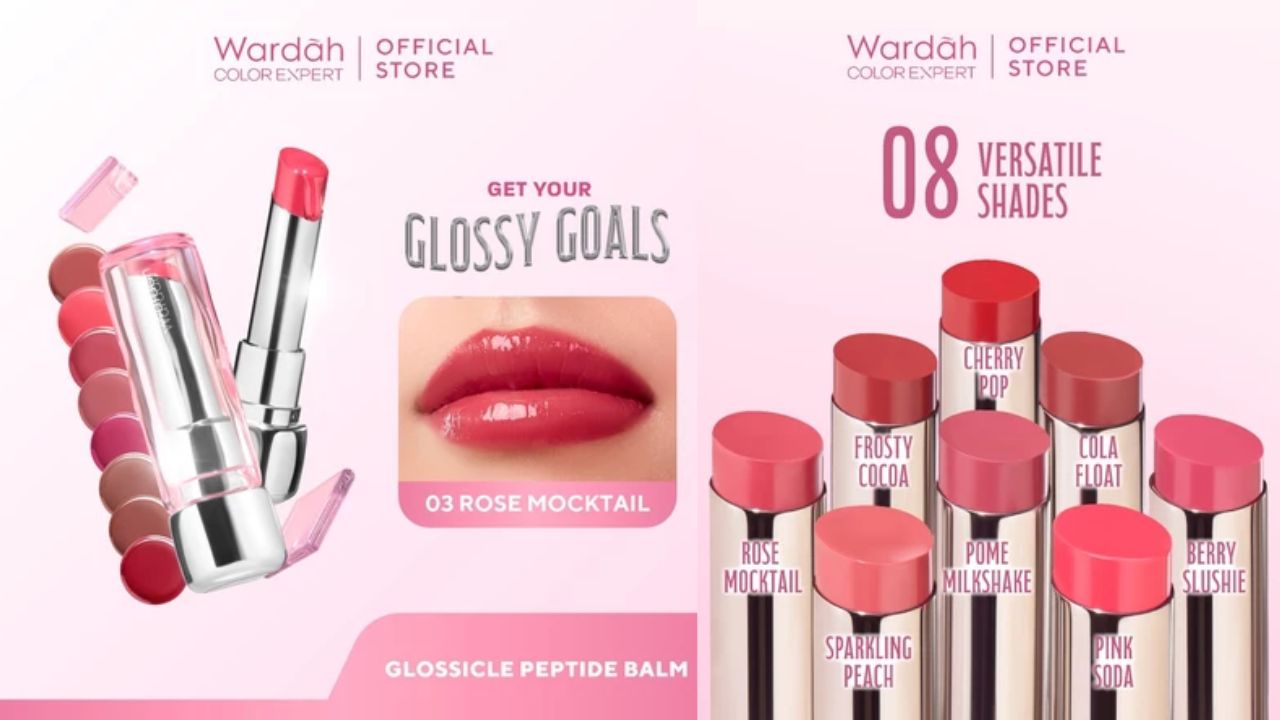 NEW LAUNCH! Review Wardah Glossicle Peptide Balm, Tampak Glossy Tidak Lengket di Bibir