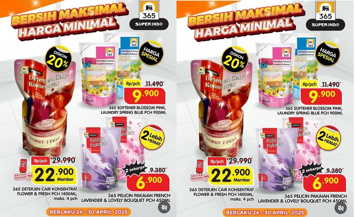 Bersih Maksimal, Hemat Optimal! Superindo Hadirkan Promo Spesial Produk 365, Jangan Sampai Kelewatan!