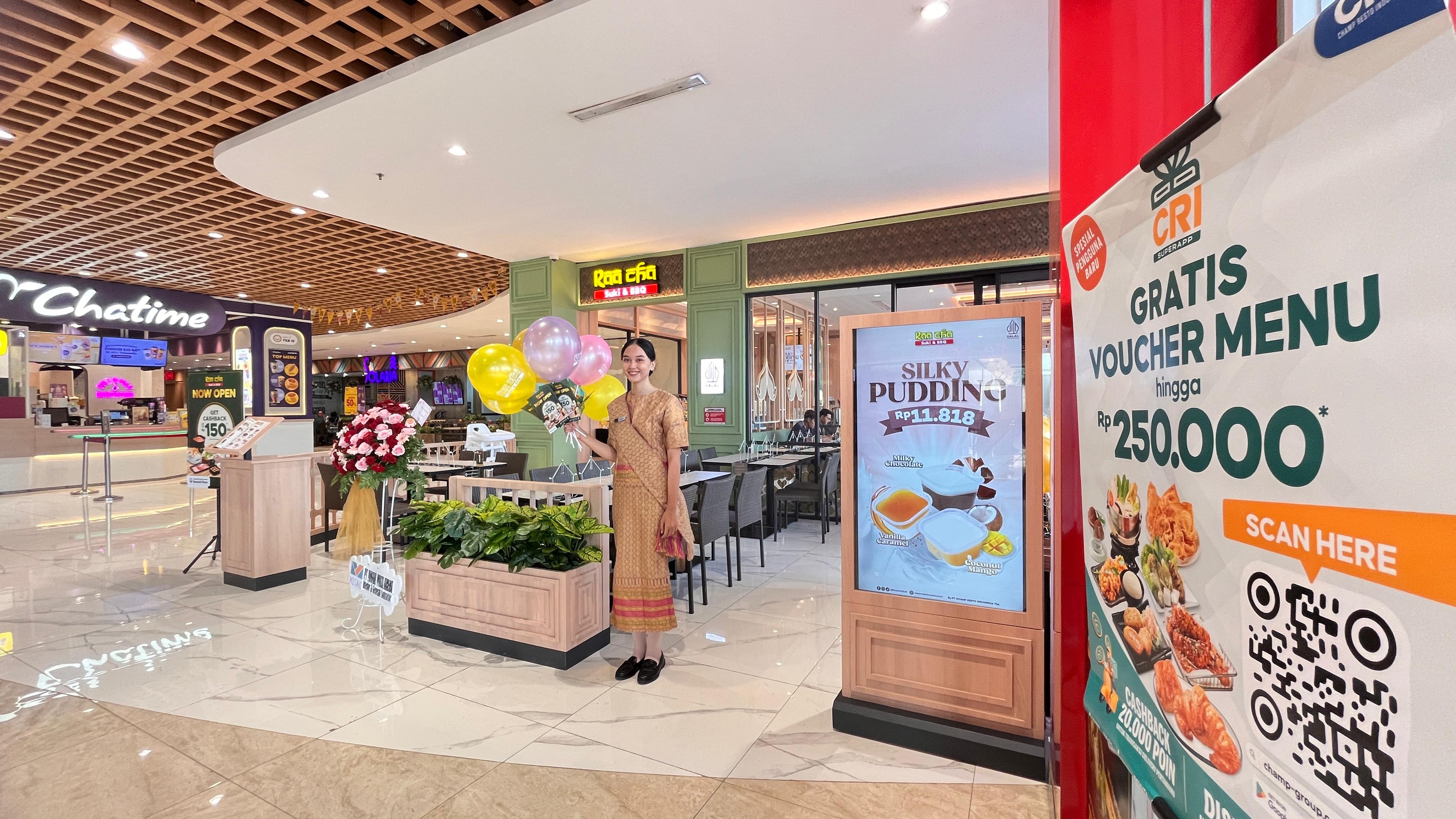 Restoran Khas Thailand, Raa Cha Suki & BBQ Kini Buka Outlet Baru di Pekalongan 