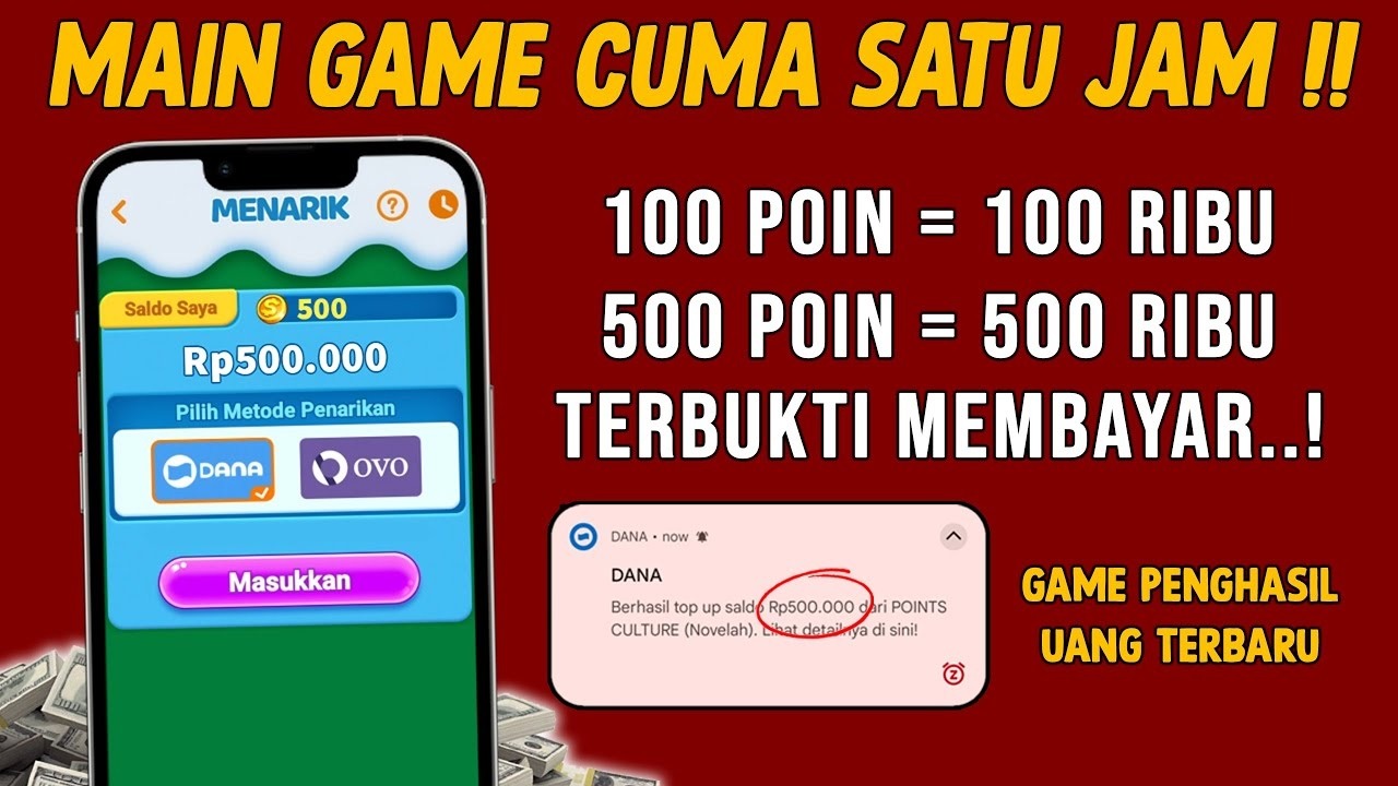 Aplikasi Penghasil Uang 2025: Game Penghasil Saldo Dana Tercepat yang Terbukti Membayar