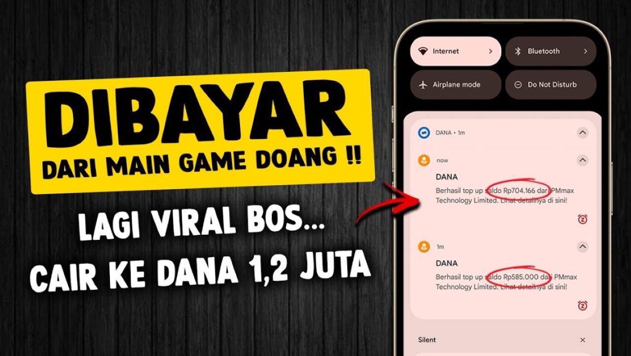 Cara Dapat Saldo DANA Gratis dari Game Fun Crush, Withdraw Sampai Rp 1.2 Juta Gampang Banget!