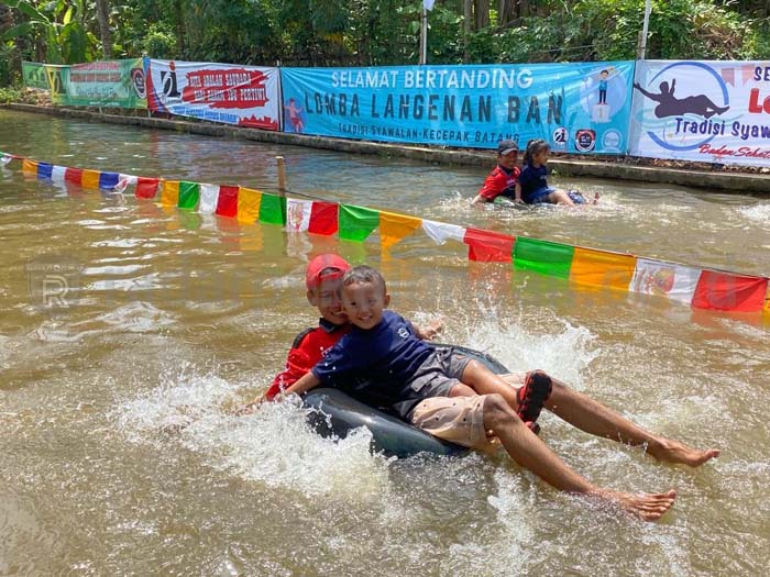 Silaturahmi Sambil Edukasi Lingkungan, Pemuda Kecepak Hadirkan Lomba Langenan Ban