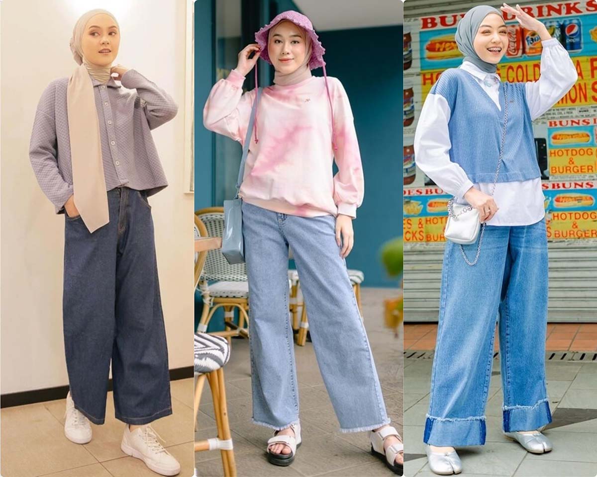 Inspirasi OOTD Lebaran Remaja Celana Denim, Tren Fashion Ramadhan Pilihan untuk Tampil Casual