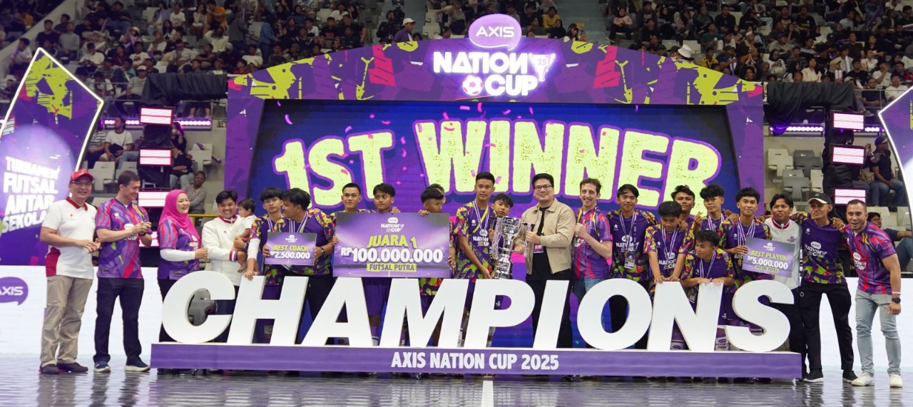 Rangkaian AXIS Nation Cup 2025 Ditutup dengan Kemenangan SMKN Nusantara Jakarta