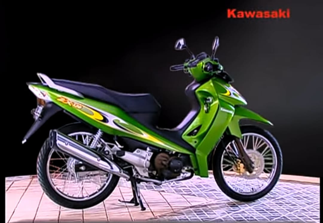 Kawasaki ZX130 Motor Bebek Unik yang Memiliki Tangki di Depan, Kembali Banyak Dicari Konsumen Gara-Gara Ini!