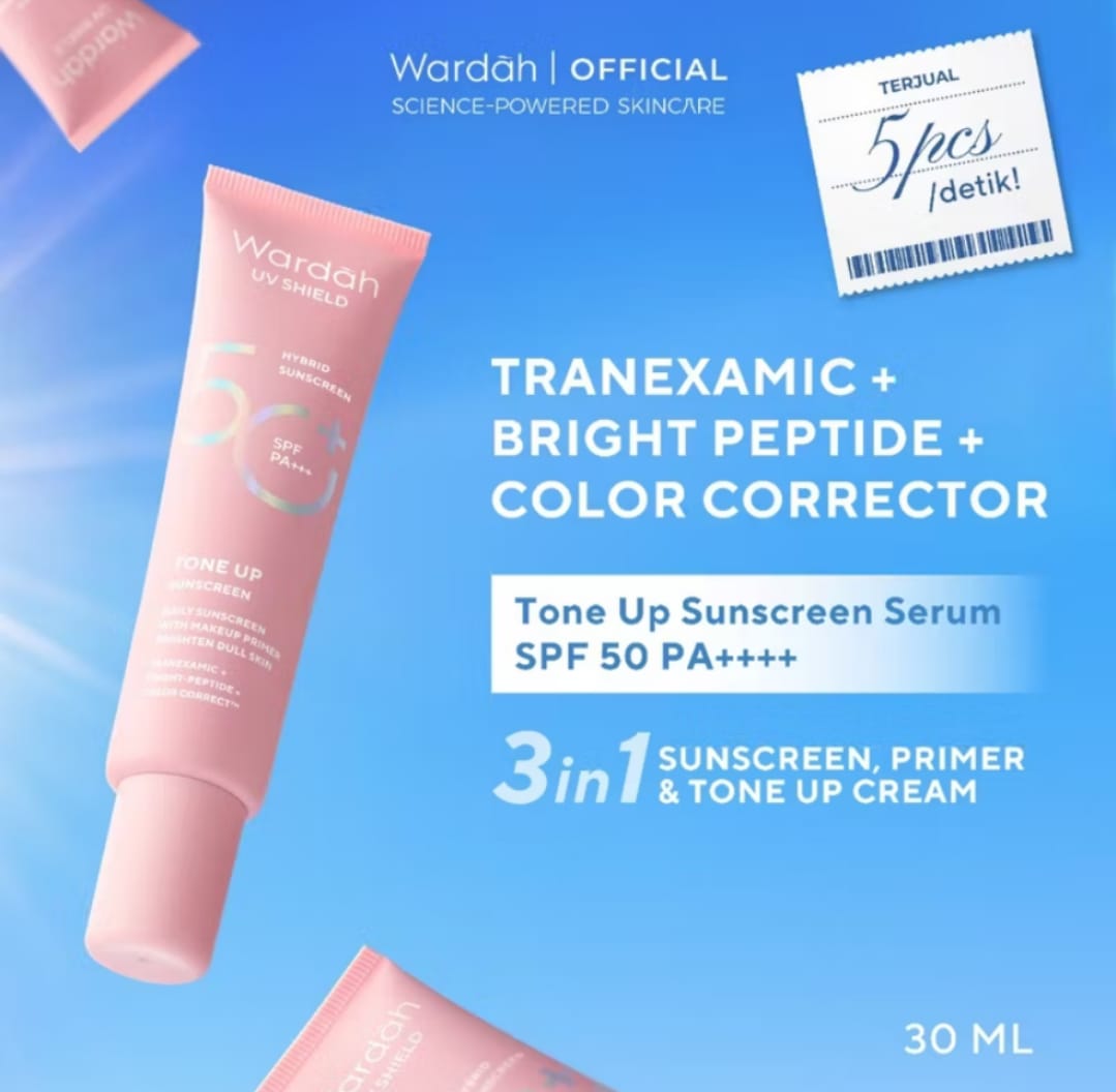 3 Rekomendasi Sunscreen Wardah Sesuai Jenis Kulit Wajah, Solusi Awet Muda 