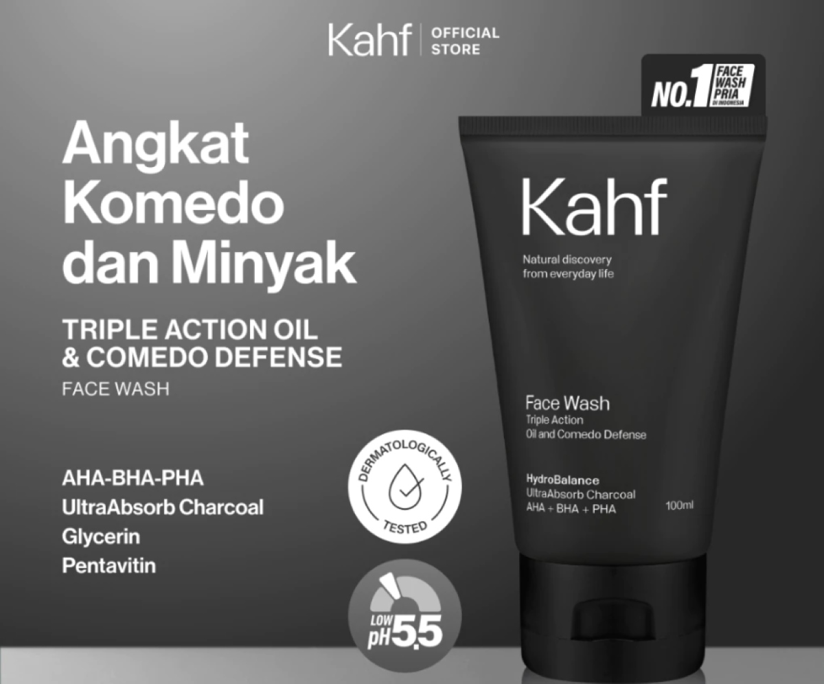 Rekomendasi Face Wash Pria untuk Kulit Berminyak dan Berjerawat, Dijamin Bersih dan Efektif 