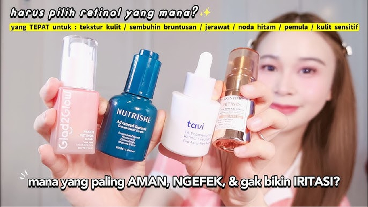 4 Serum Retinol untuk Flek Hitam Terbaik, Samarkan Noda Bikin Glowing Awet Muda 