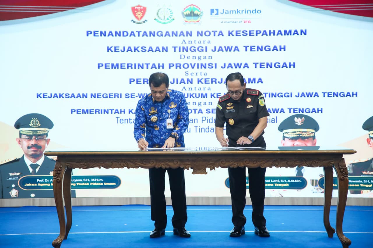 Mulai Berlaku 2026, Pemprov Jateng–Kejati Sepakat Terapkan Pidana Kerja Sosial
