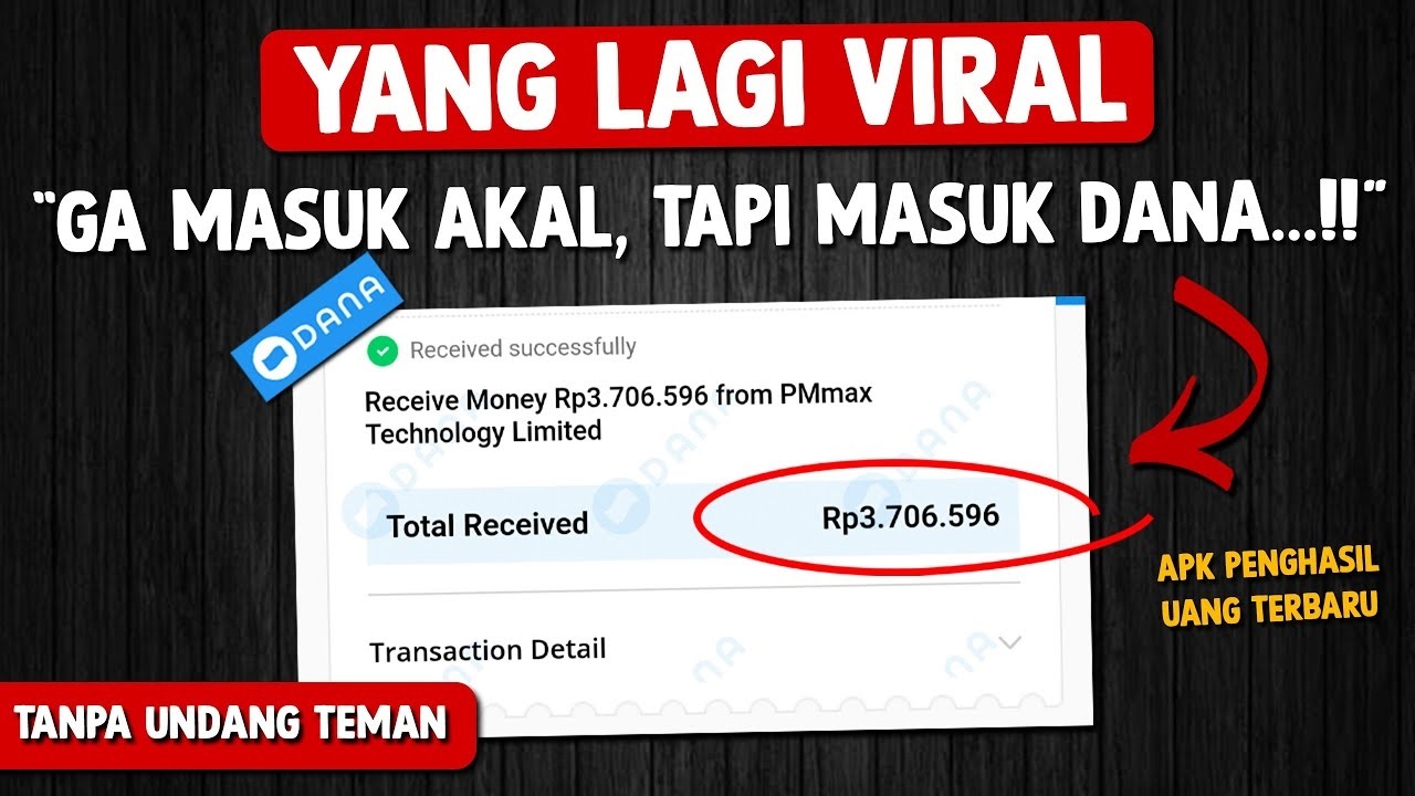 Cairkan Saldo DANA Gratis! Aplikasi Penghasil Uang Ini Terbukti Membayar Rp3,7 Juta dalam 5 Menit