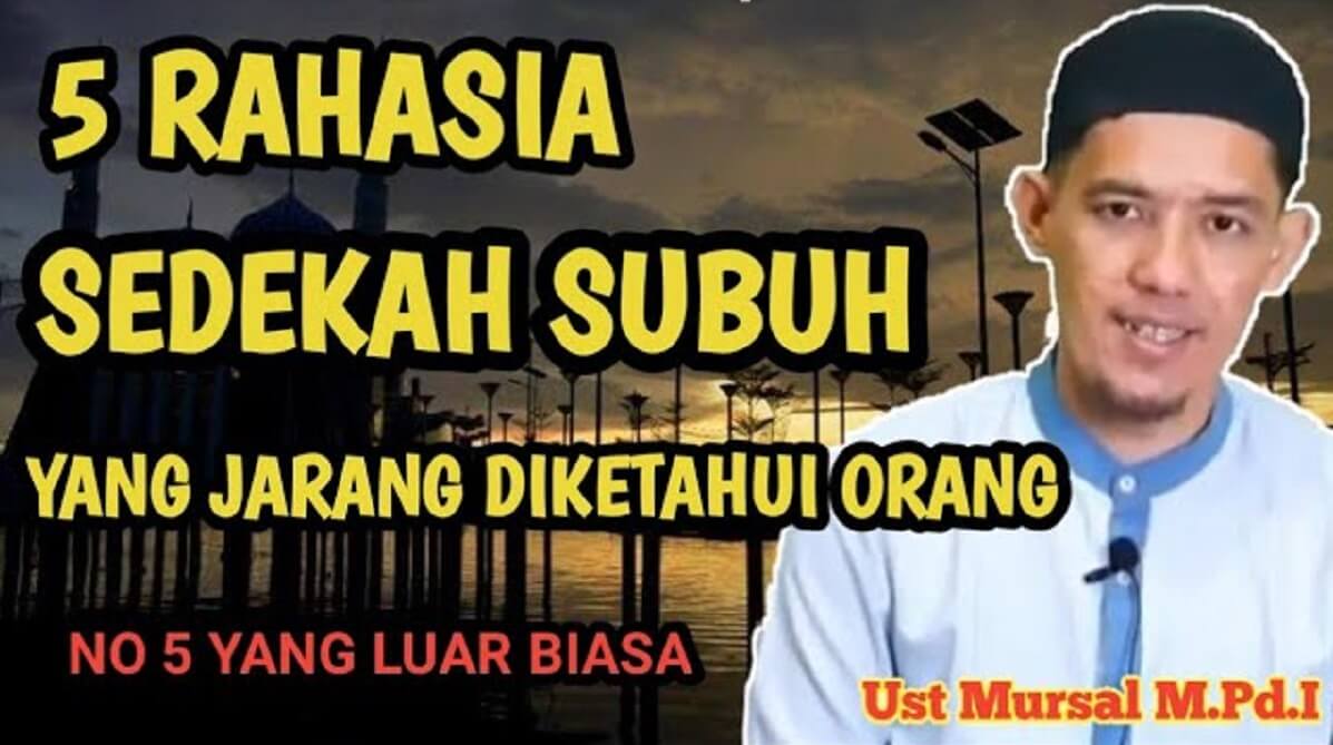 Lakukan 5 Cara Melaksanakan Sedekah Subuh di rumah, Banyak Rezeki dan Mendapat Keberkahan, Mau Tau?