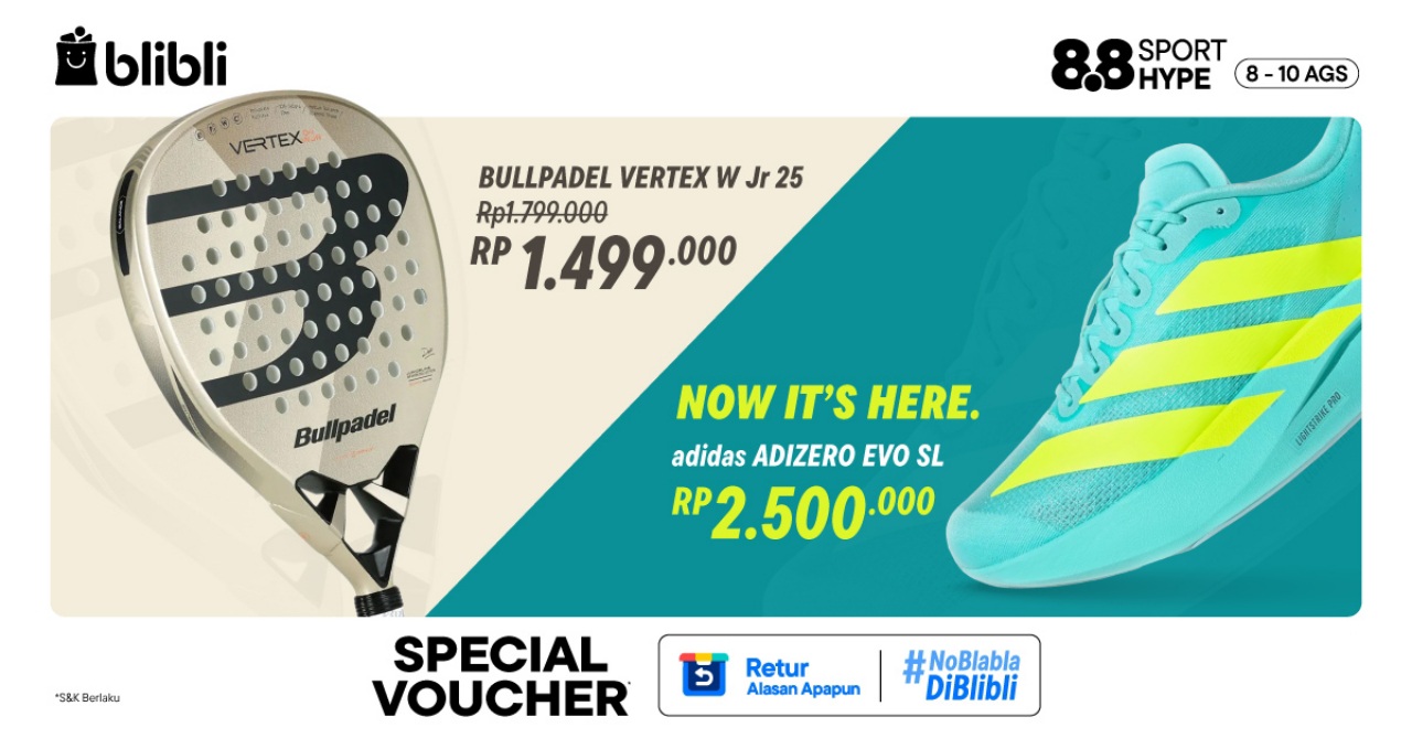 Dapatkan Penawaran Menarik di Promo 8.8 Agustus 2025 Sport Hype, Manfaatkan Promo Asics dari Blibli!